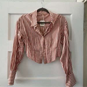 Button down corset top